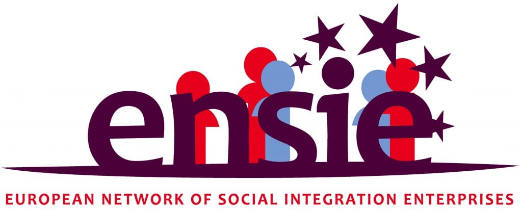 Das Logo von ENSIE, dem europäischen Netzwerk von Sozialen Integrationsunternehmen